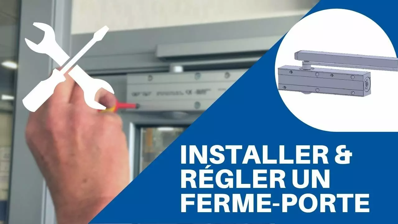 Installer & régler un régler un ferme-porte en moins d'1 minute 30 ! thumbnail
